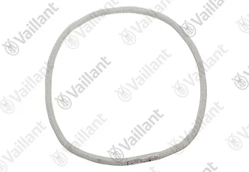 Vaillant Dichtschnur in runder Form, geeignet für Flanschanwendungen, beige Farbe und geflochtenes Design.